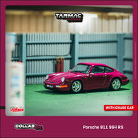 Thumbnail for Tarmac Works 1:64 Porsche 911 964 RS Ruby Star
