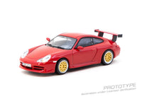 Thumbnail for Tarmac Works 1:64 Porsche 911 GT3 type 996 , Red