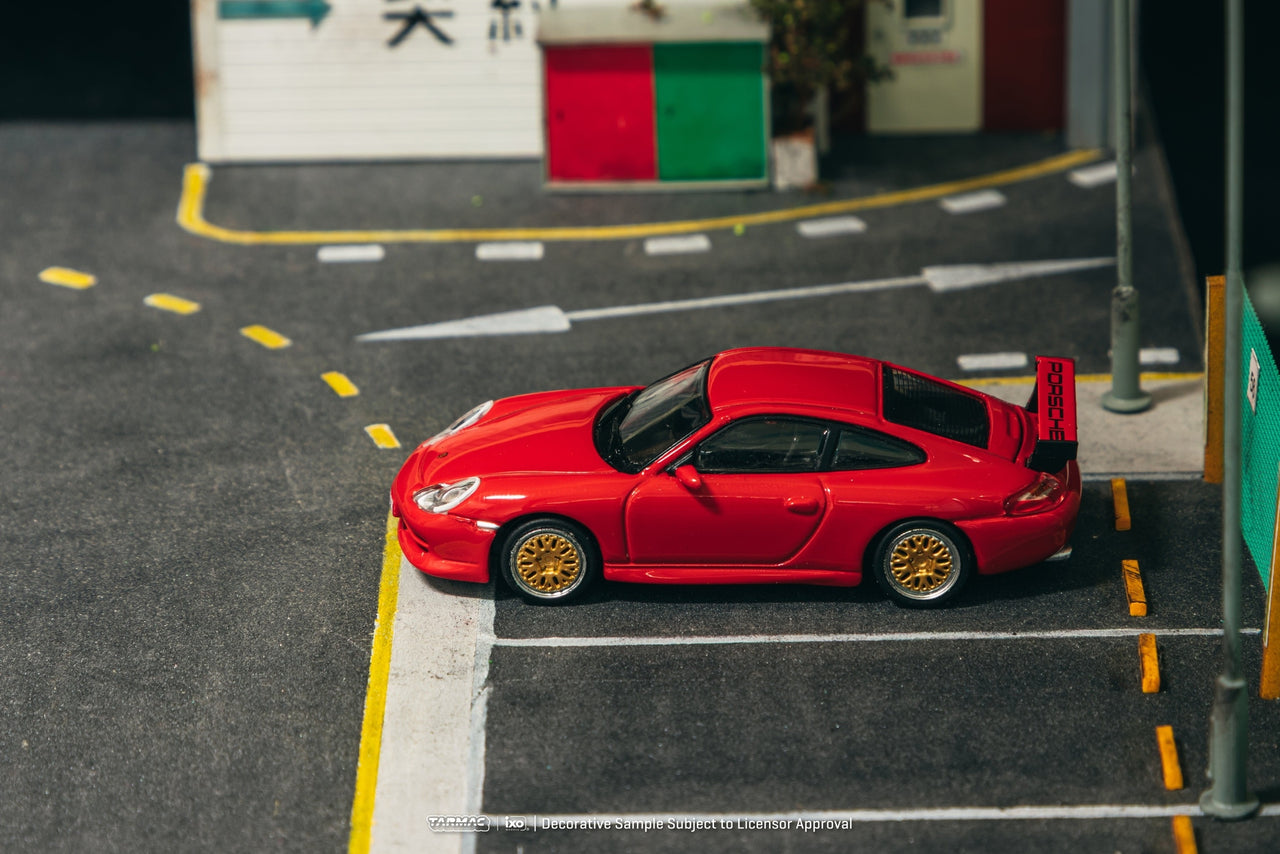 Tarmac Works 1:64 Porsche 911 GT3 type 996 , Red