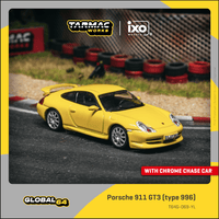 Thumbnail for Tarmac Works 1:64 Porsche 911 GT3 type 996 , Yellow