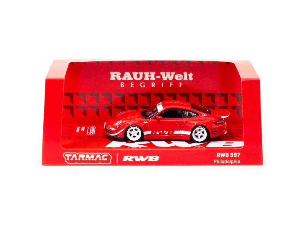 Tarmac Works 1:64 RWB Porsche 997 Philadelphia Red