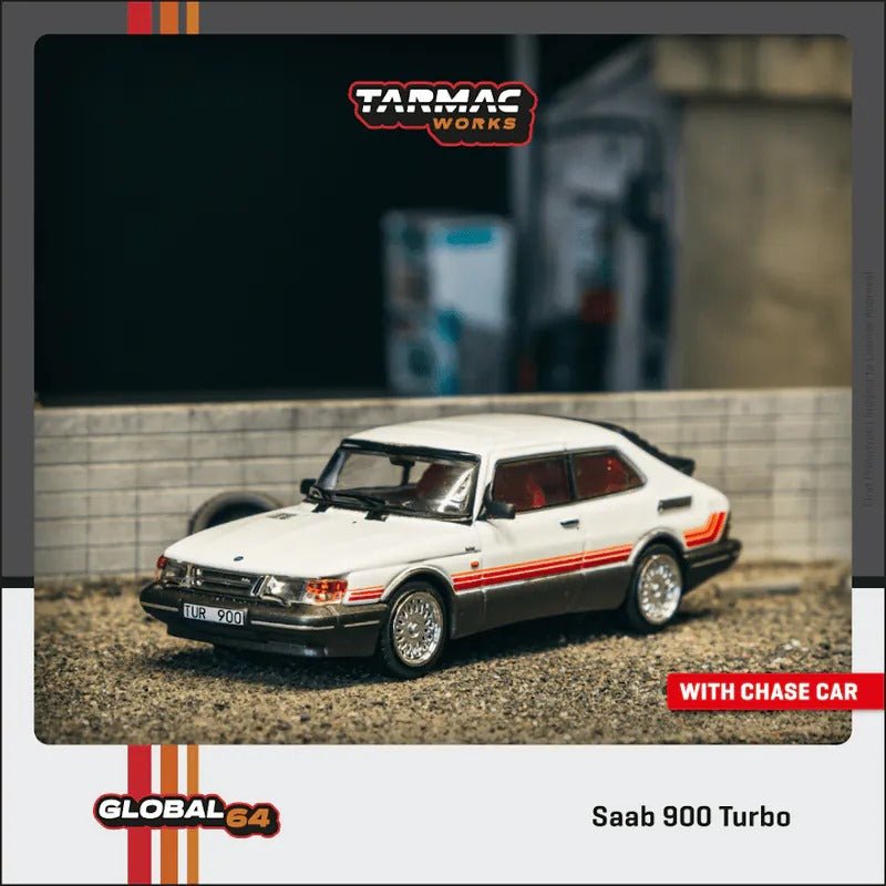 Tarmac Works 1:64 Saab 900 Turbo White