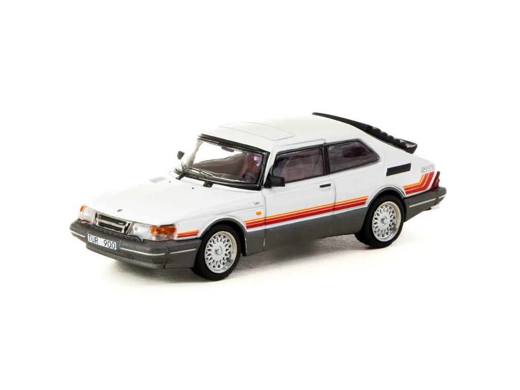 Tarmac Works 1:64 Saab 900 Turbo White