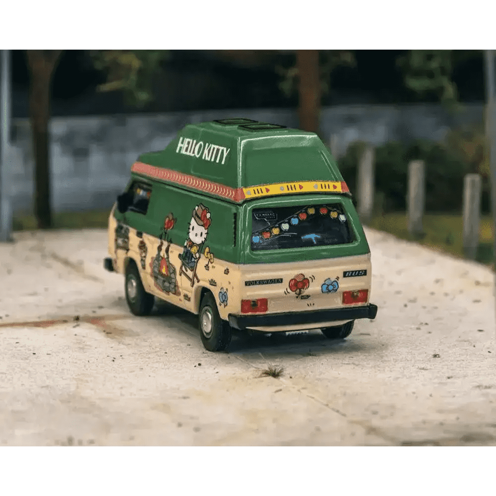 Tarmac Works 1:64 Schuco Volkswagen T3 Camper Van Hello Kitty
