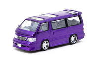 Thumbnail for Tarmac Works 1:64 Toyota Hiace Wagon Custom Purple