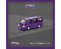 Thumbnail for Tarmac Works 1:64 Toyota Hiace Wagon Custom Purple