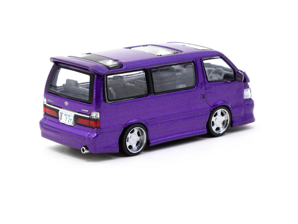 Tarmac Works 1:64 Toyota Hiace Wagon Custom Purple