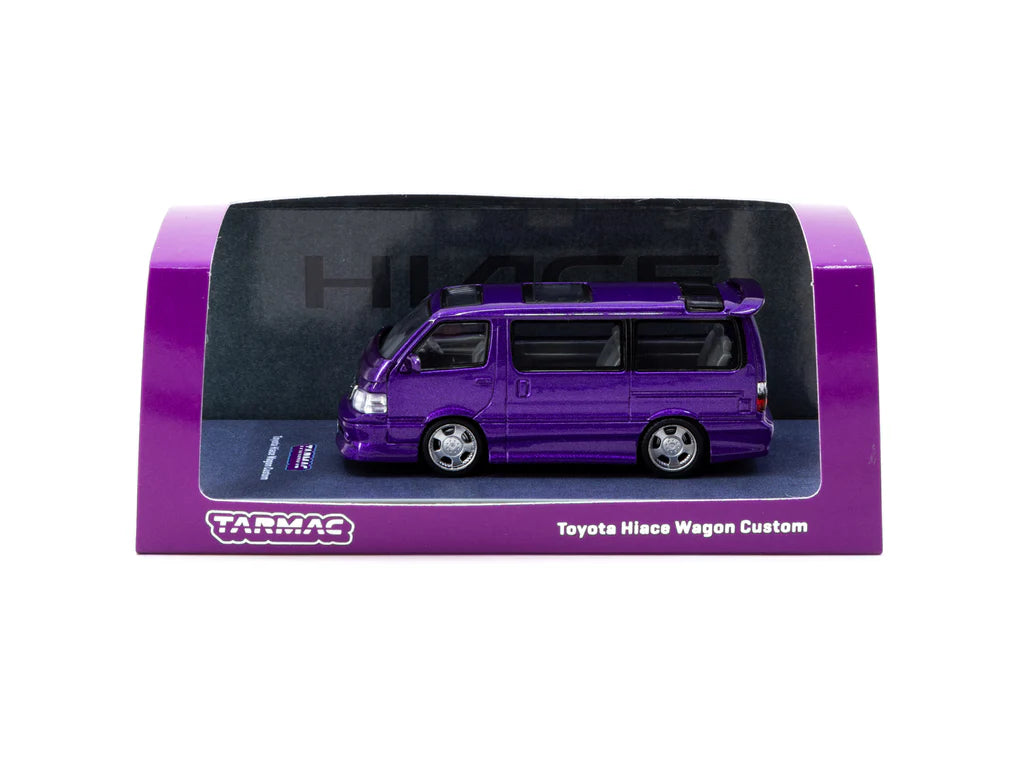 Tarmac Works 1:64 Toyota Hiace Wagon Custom Purple