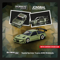 Thumbnail for Tarmac Works 1:64 Toyota Sprinter Trueno AE86 Jonsibal Widebody Green