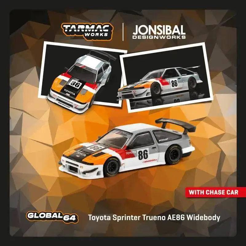 Tarmac Works 1:64 Toyota Sprinter Trueno AE86 Widebody