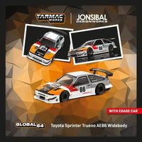 Thumbnail for Tarmac Works 1:64 Toyota Sprinter Trueno AE86 Widebody