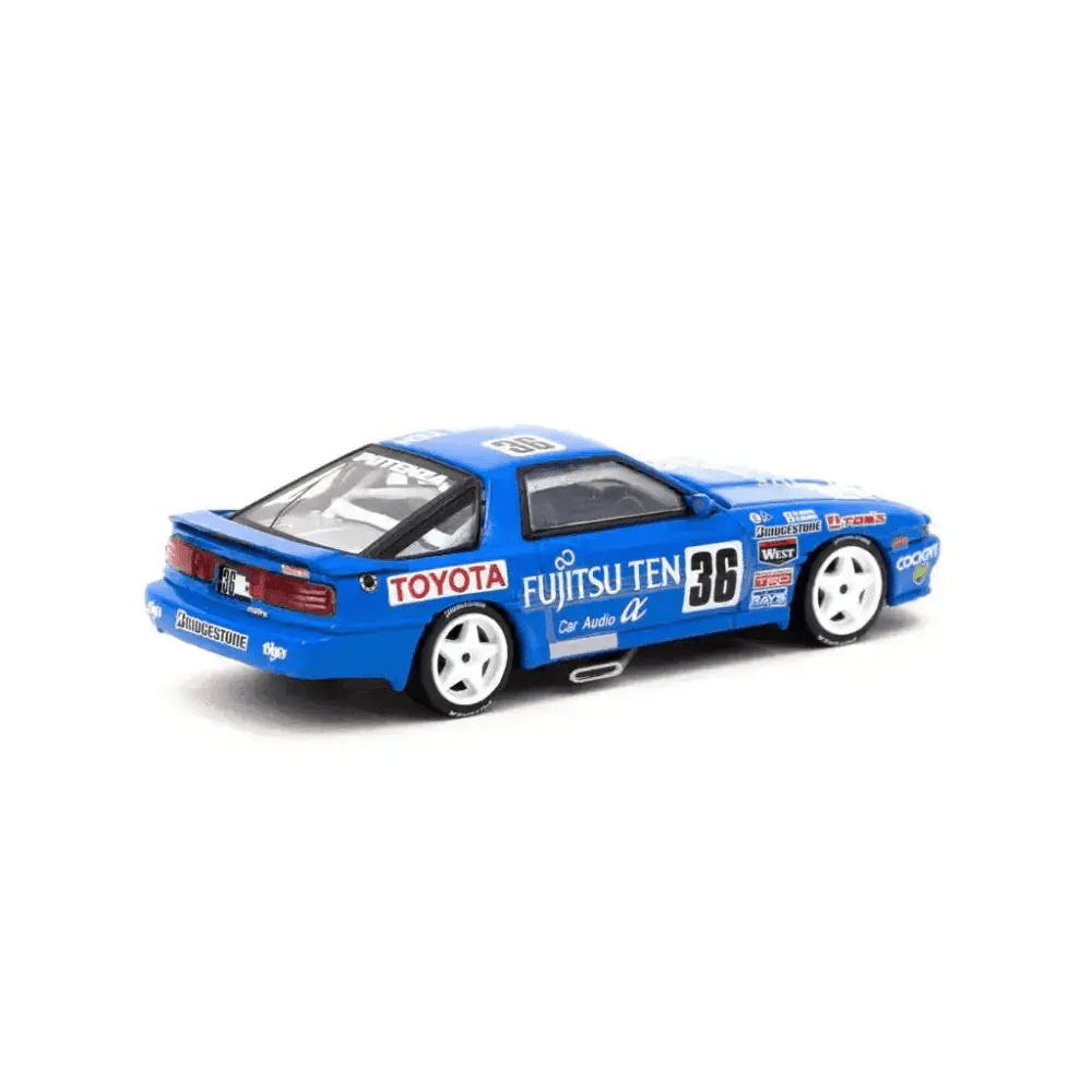 Tarmac Works 1:64 Toyota Supra MA70 JTC Fujitsu Ten