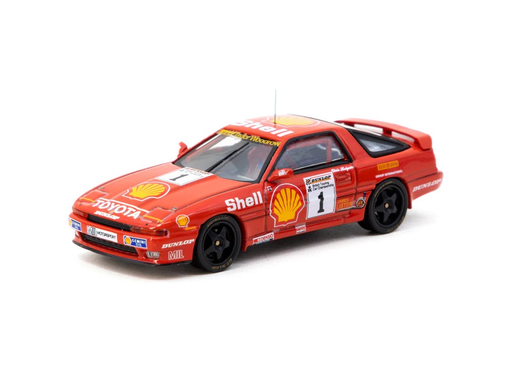 Tarmac Works 1:64 Toyota Supra Turbo MA70 SHELL RACING