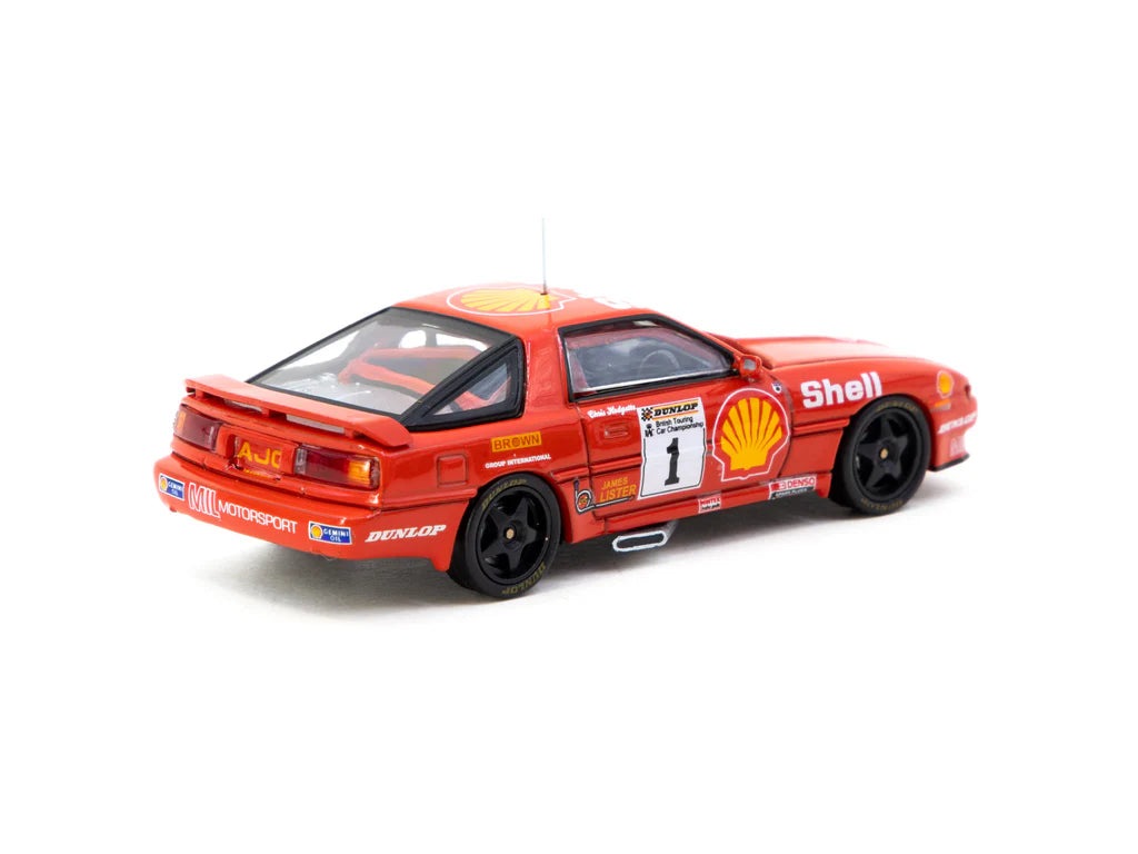 Tarmac Works 1:64 Toyota Supra Turbo MA70 SHELL RACING