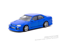 Thumbnail for Tarmac Works 1:64 URAS Skyline ER34, Blue