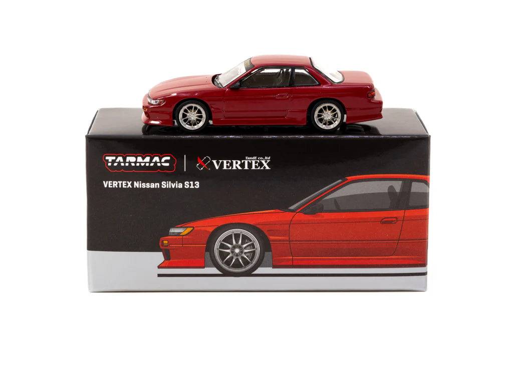 Tarmac Works 1:64 VERTEX Nissan Silvia S13 Red Metallic