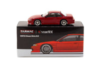 Thumbnail for Tarmac Works 1:64 VERTEX Nissan Silvia S13 Red Metallic