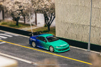 Thumbnail for Tarmac Works 1:64 VERTEX Nissan Silvia S15 Falken Livery – Blue