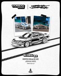 Thumbnail for Tarmac Works 1:64 VERTEX Silvia S14 - Designed by JOSHUA VIDES