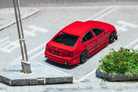Thumbnail for Tarmac Works 1:64 VERTEX Toyota Aristo JZS161, Red w Trading Cards