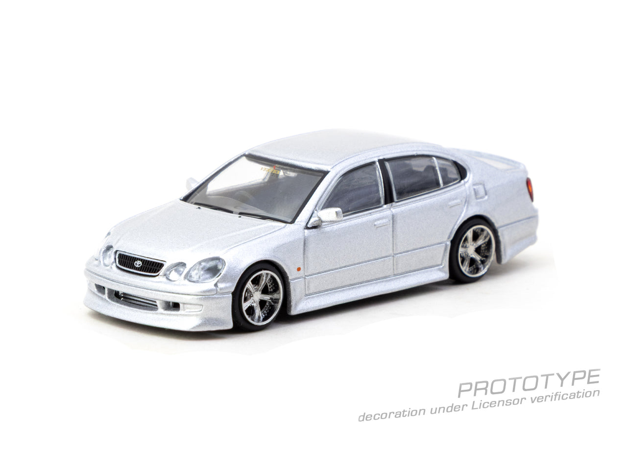 Tarmac Works 1:64 VERTEX Toyota Aristo JZS161, Silver