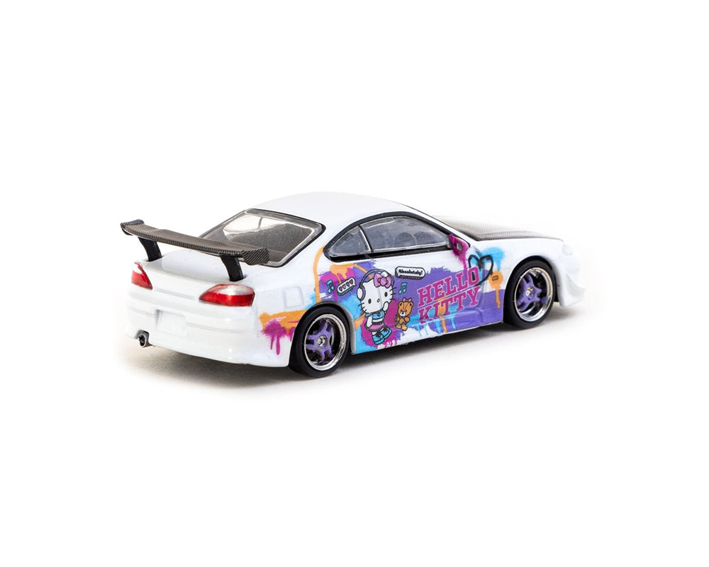 Tarmac Works 1:64 Vertex Nissan Silvia S15 Hello Kitty Special Limited Edition