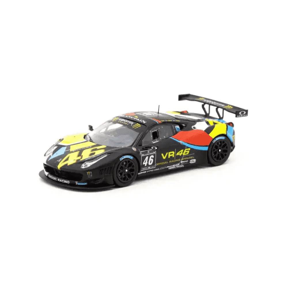 Tarmac Works IXO 1:64 Ferrari 458 Italia GT3 GT3 Blancpain Endurance Series 2012 Valentino Rossi