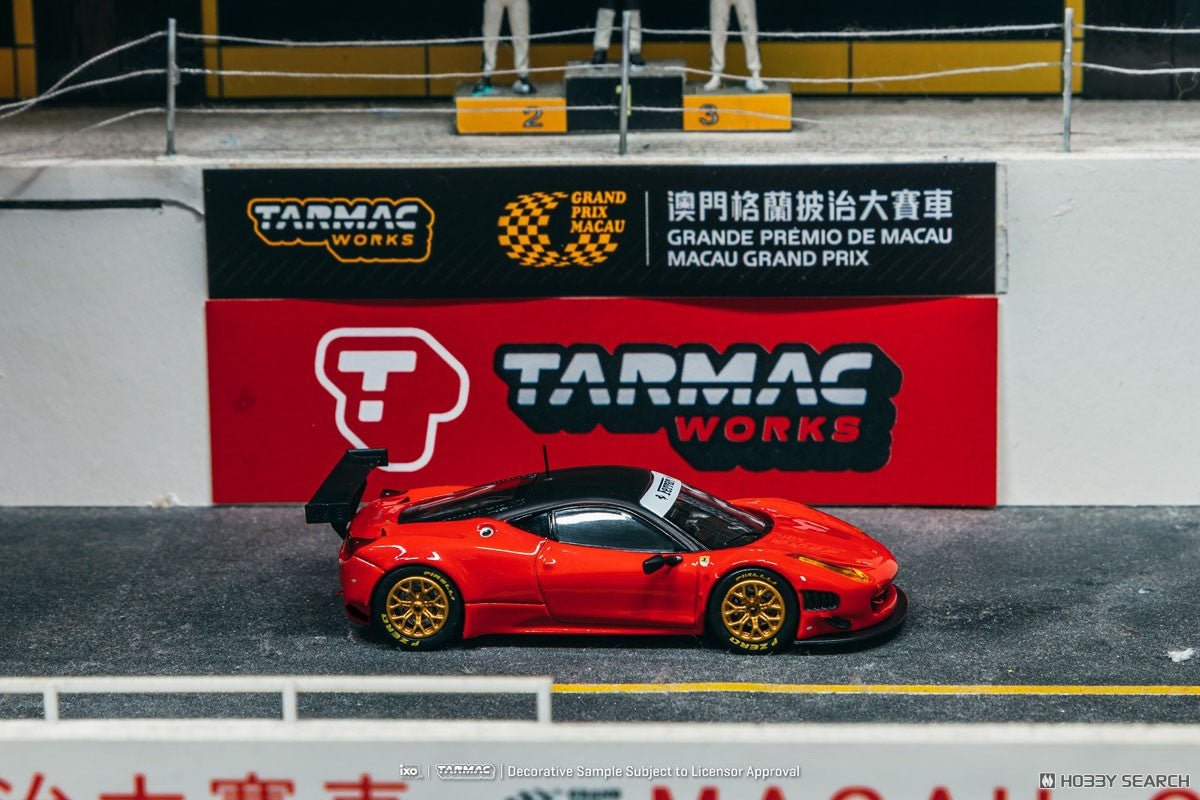Tarmac Works x IXO 1:64 Ferrari 458 Italia GT3 Red