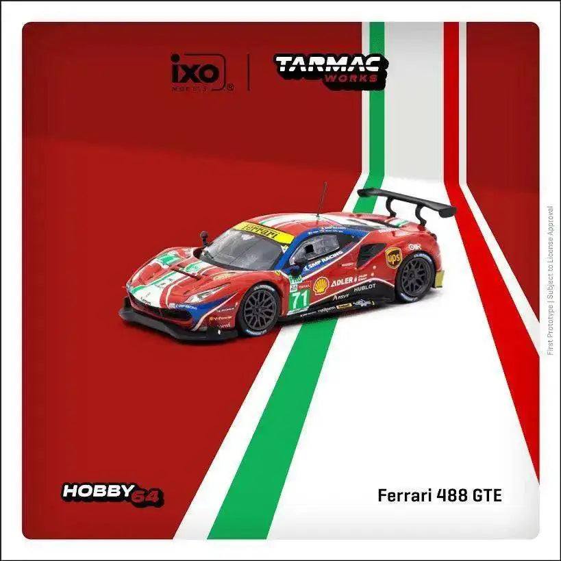 Tarmac Works x IXO 1:64 Ferrari 488 GTE 4h of Le Mans 2020 #71