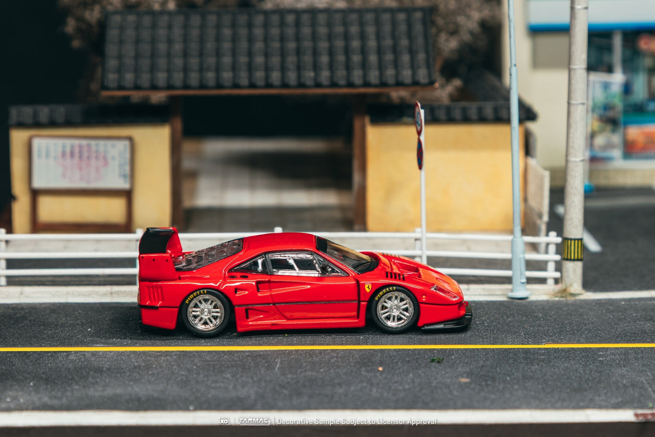 Tarmac Works x IXO 1:64 Ferrari F40 GTE, Red