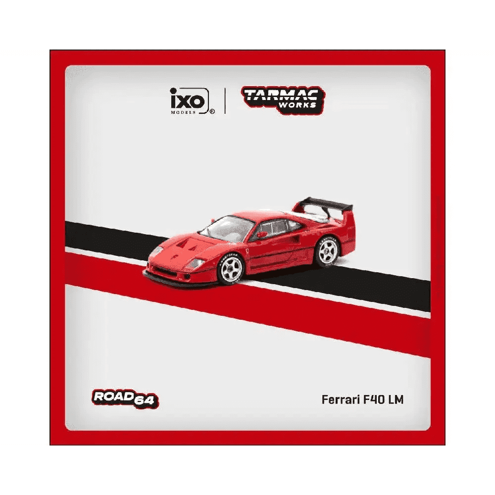 Tarmac Works x IXO 1:64 Ferrari F40 LM Red