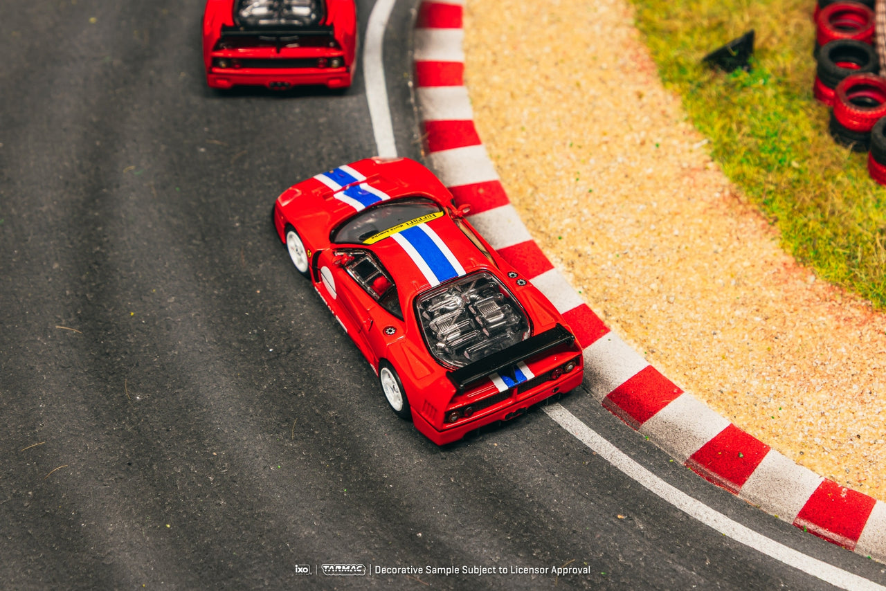 Tarmac Works x IXO 1:64 Ferrari F40 LM Red