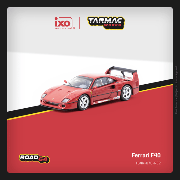 Tarmac Works x IXO 1:64 Ferrari F40 Red – Little Luca's Toys