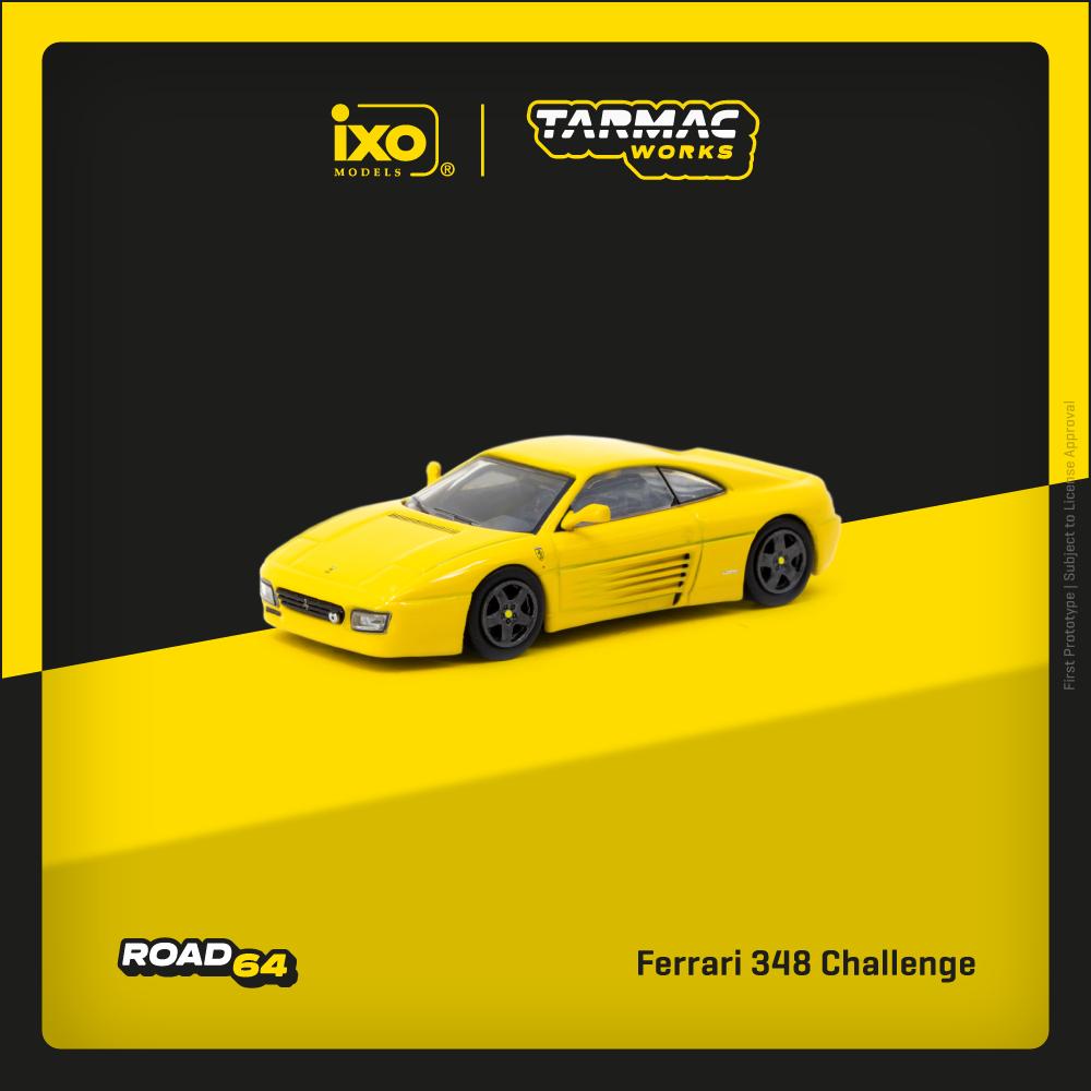 Tarmac Works x IXO Ferrari 348 Challenge Yellow