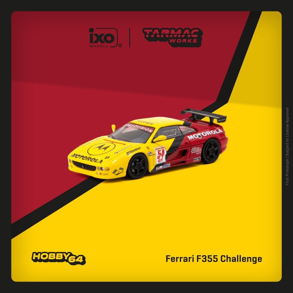 Tarmac Works x IXO Ferrari 355 Challenge World Series 2000 Matt Drendal
