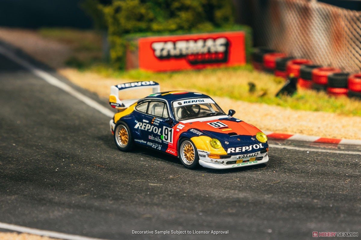 Tarmac Works x Schuco 1:64 Porsche 911 GT2 REPSOL
