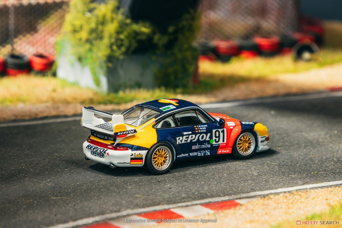 Tarmac Works x Schuco 1:64 Porsche 911 GT2 REPSOL