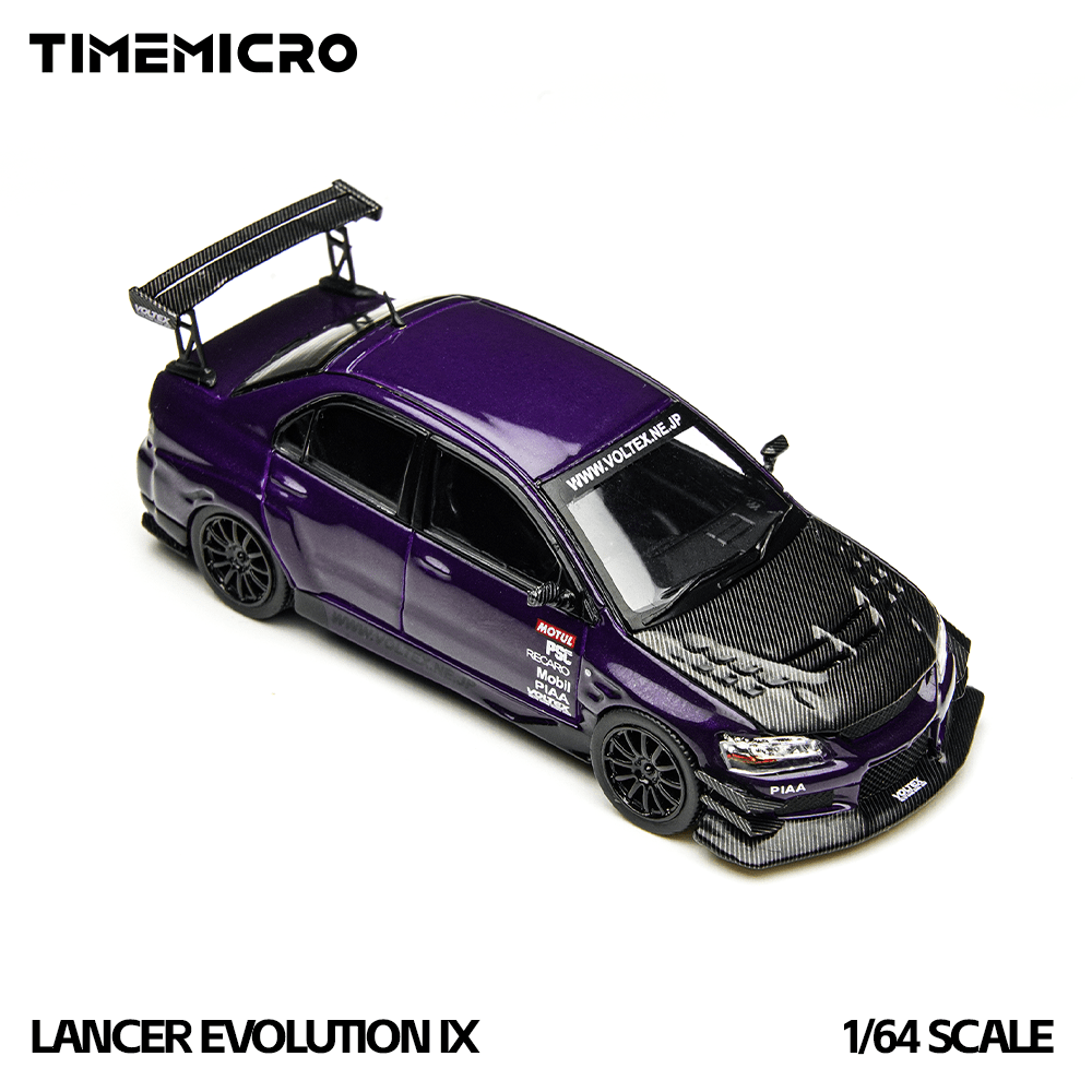 Time Micro 1:64 Mitsubishi Lancer Evolution IX Midnight Purple