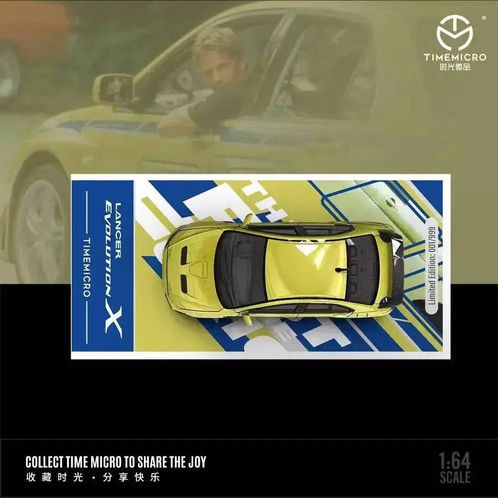 Time Micro 1:64 Tribute To Classics Mitsubishi EVOX w/Figure