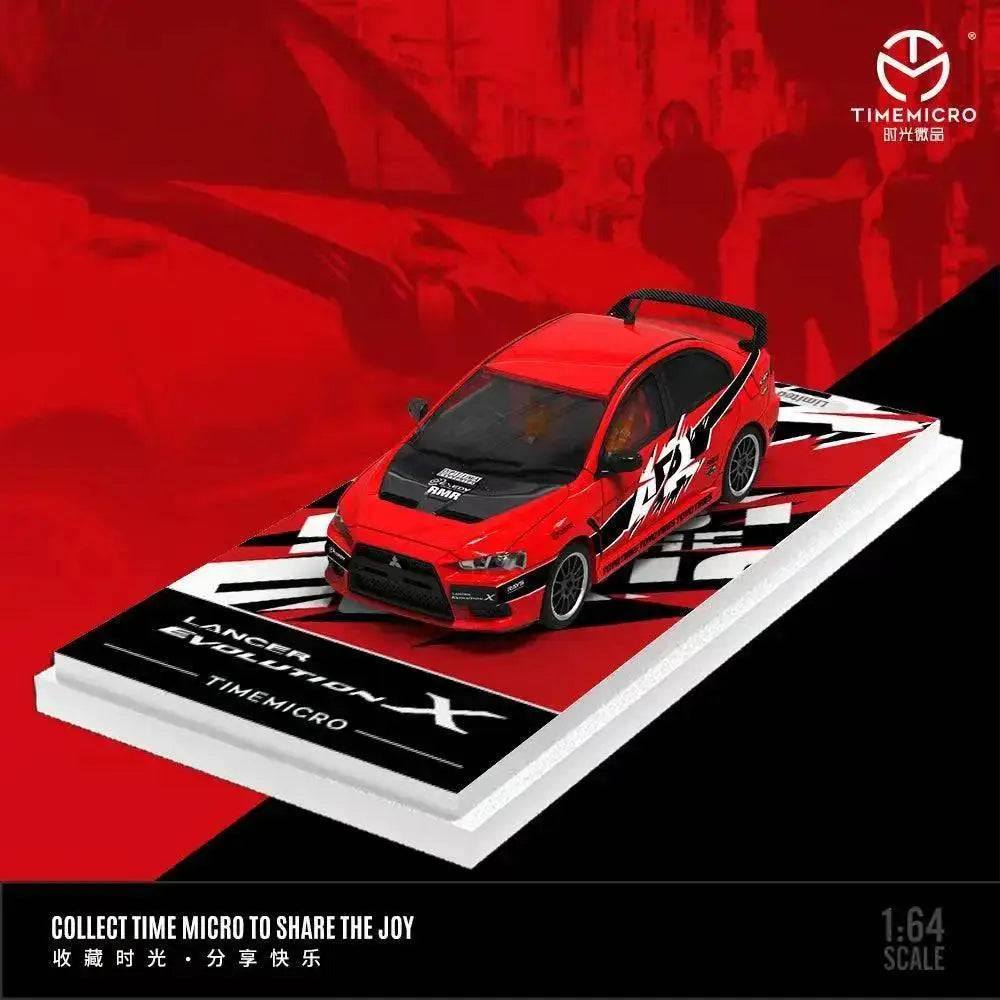 Time Micro 1:64 Tribute To Classics Mitsubishi EVOX w/Figure