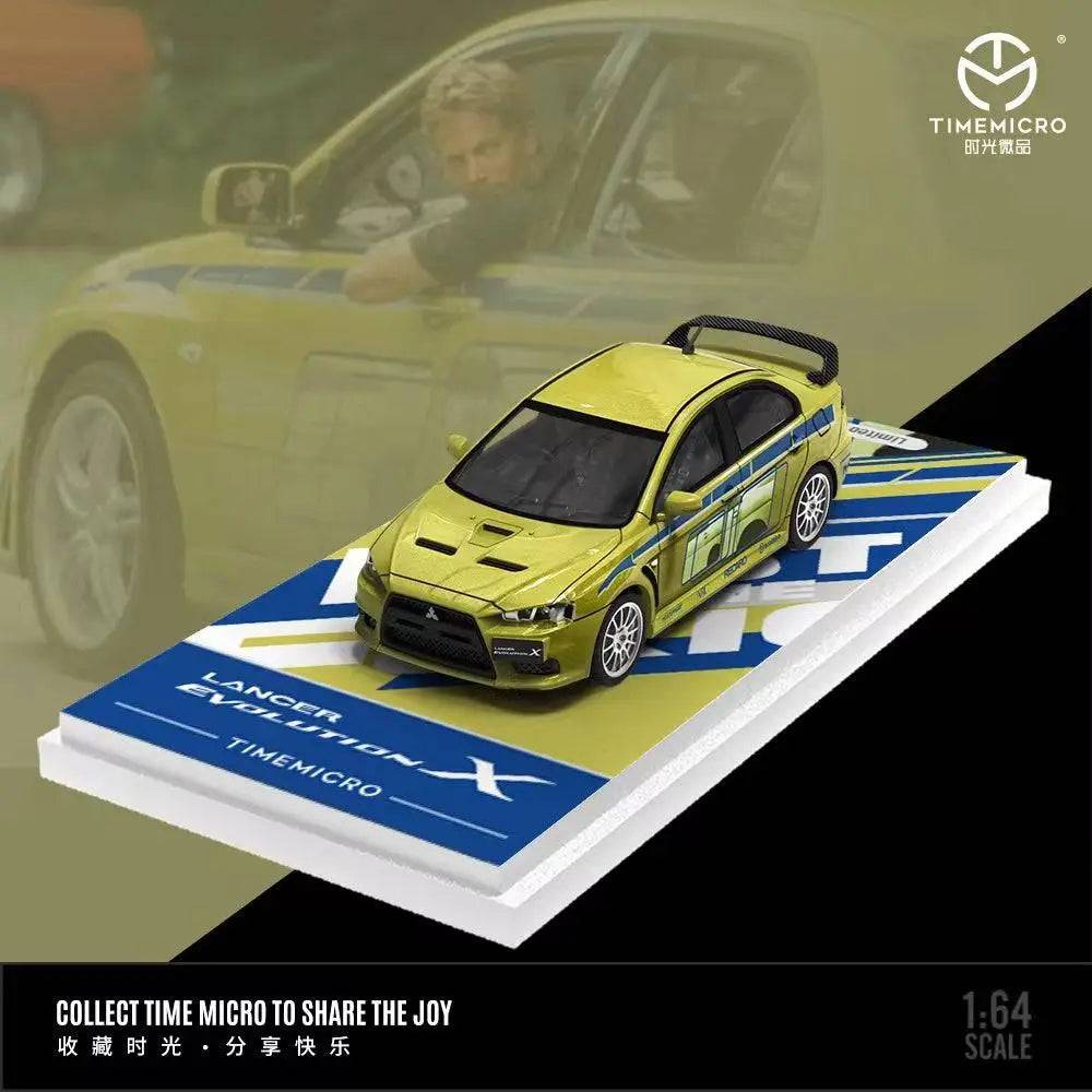 Time Micro 1:64 Tribute To Classics Mitsubishi EVOX w/Figure