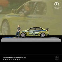 Thumbnail for Time Micro 1:64 Tribute To Classics Mitsubishi EVOX w/Figure