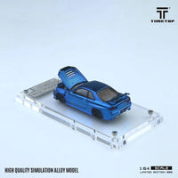 Thumbnail for Time Top 1:64 Nissan Skyline GT-R R34 Full Carbon Blue