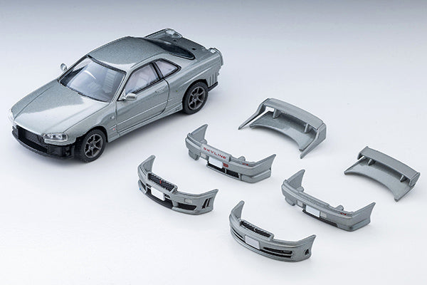 Tomica Limited Vintage Neo 1:64 2000 Nissan Skyline 25GT-T Silver w Optional Parts