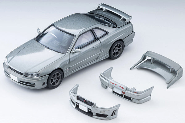 Tomica Limited Vintage Neo 1:64 2000 Nissan Skyline 25GT-T Silver w Optional Parts
