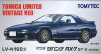 Thumbnail for Tomica Limited Vintage Neo LV-N192g Mazda Savanna RX-7 GT-X Blue 1990 model