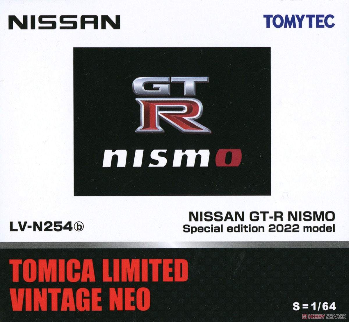 Tomica Limited Vintage Neo LV-N254b Nissan GT-R Nismo Special Edition White
