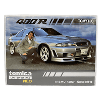 Thumbnail for Tomica Limited Vintage Neo Nissan Skyline R33 NISMO 400R Tsugio Matsuda Silver