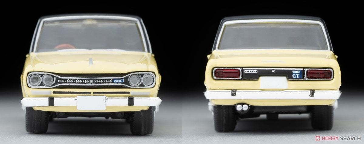 Tomica Limited Vintage TLV-202a Nissan Skyline 2000GT Yellow/Black 1970