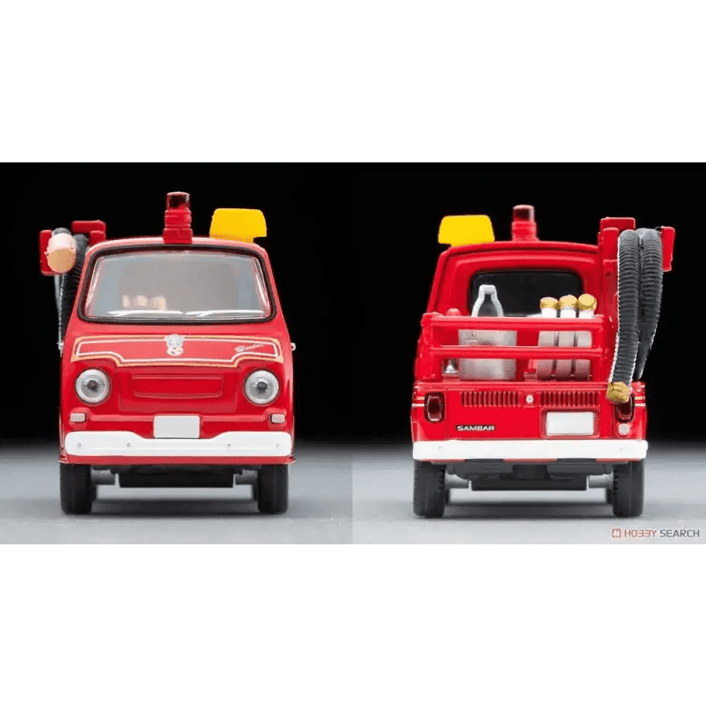 Tomica Limited Vintage TLV-68c Subaru Sambar Pump Fire Engine w/Figure